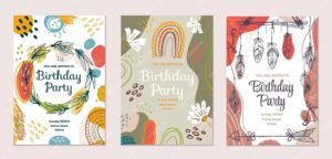 boho video invitations